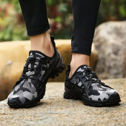 Chaussure de randonnée filet fermeture rapide