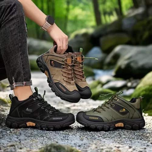 Chaussure de randonnée imperméable semelle épaisse