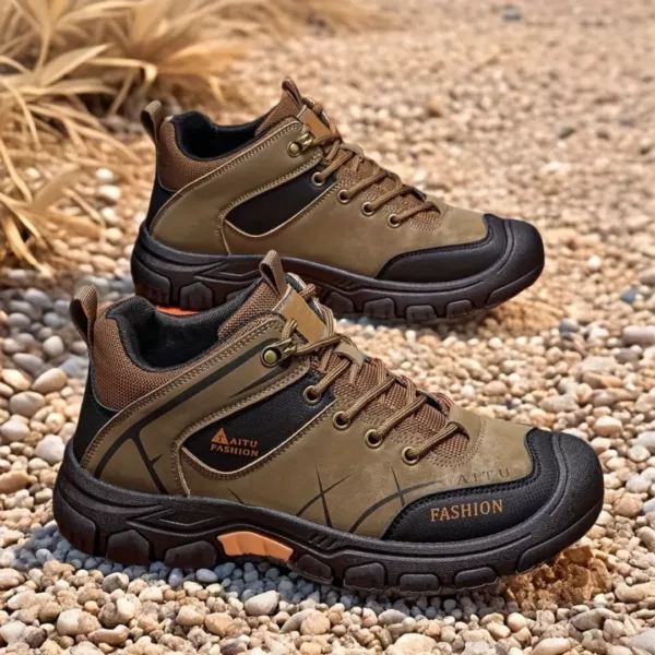 Chaussure de randonnée imperméable semelle épaisse – Image 2
