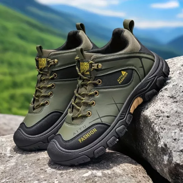 Chaussure de randonnée imperméable semelle épaisse – Image 4