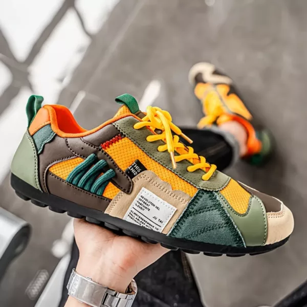 Chaussure de randonnée patchwork urbaine – Image 9