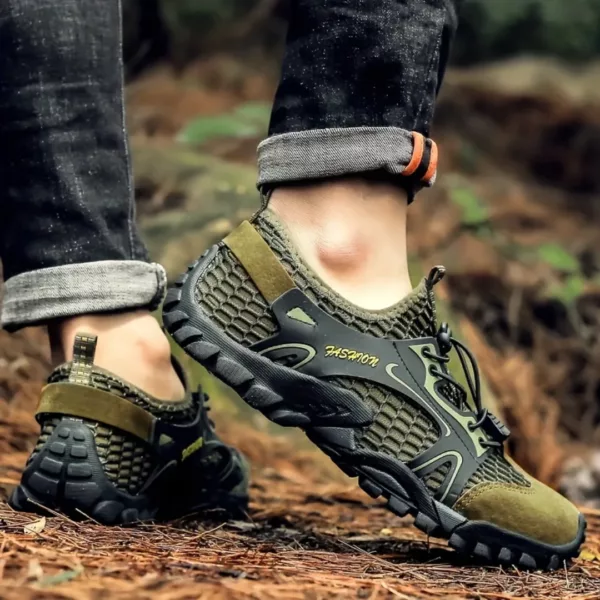 Chaussure de randonnée respirante semelle grip – Image 4