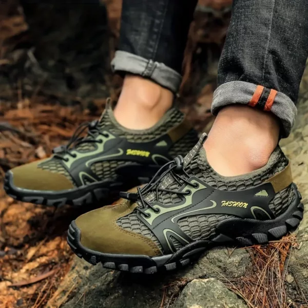 Chaussure de randonnée respirante semelle grip – Image 5