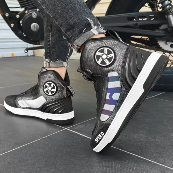 Chaussures montantes moto homme sport – Image 2