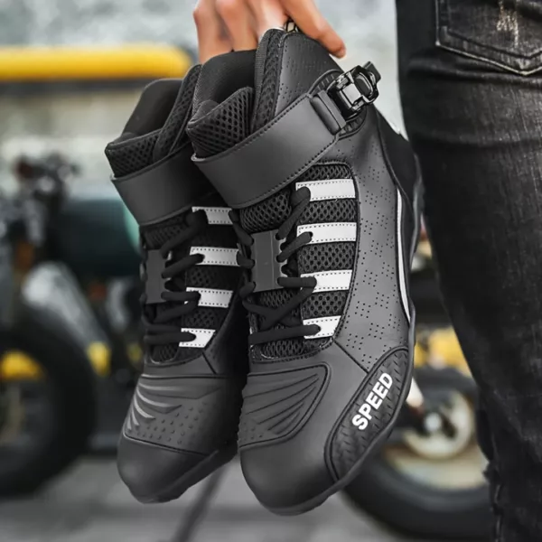 Chaussures moto homme boucle rotative – Image 4