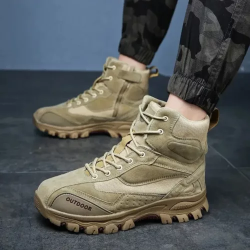 Chaussures moto homme extérieures camouflage