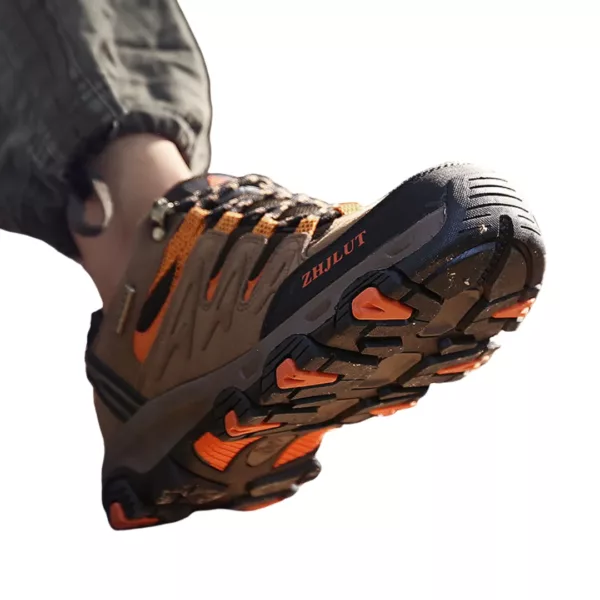 Chaussures moto homme randonnée antidérapantes – Image 8