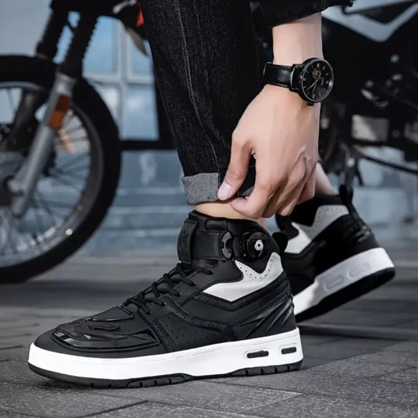 Chaussures moto homme semelle épaisse – Image 5