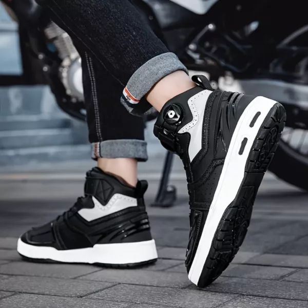 Chaussures moto homme semelle épaisse – Image 3