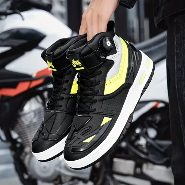 Chaussures moto homme semelle épaisse – Image 8