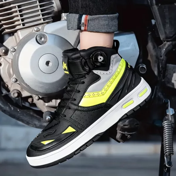 Chaussures moto homme semelle épaisse – Image 7