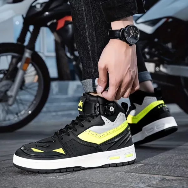 Chaussures moto homme semelle épaisse – Image 6