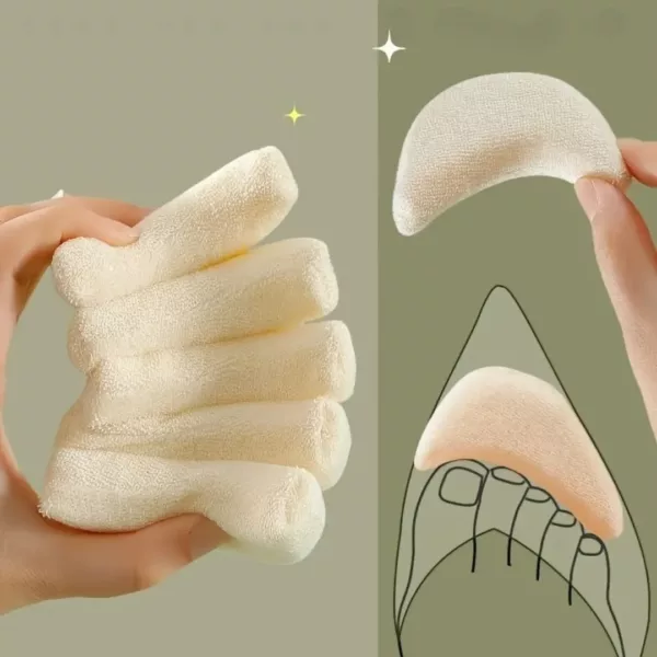 Coussinet avant-pied chaussure grande – Confort anti-douleur pour pieds larges – Idéal longues marches et talons hauts – Image 2