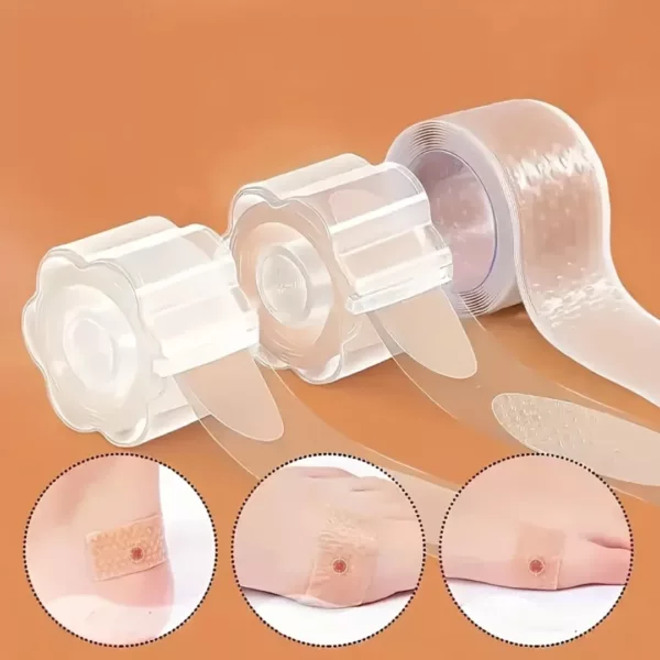 Coussinet gel adhésif ampoules pieds – Soulage instantanément la douleur – Confort absolu talon & orteils – Anti-frottement discret – Image 9