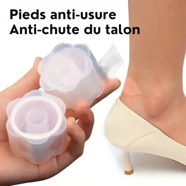 Coussinet gel adhésif ampoules pieds – Soulage instantanément la douleur – Confort absolu talon & orteils – Anti-frottement discret – Image 4