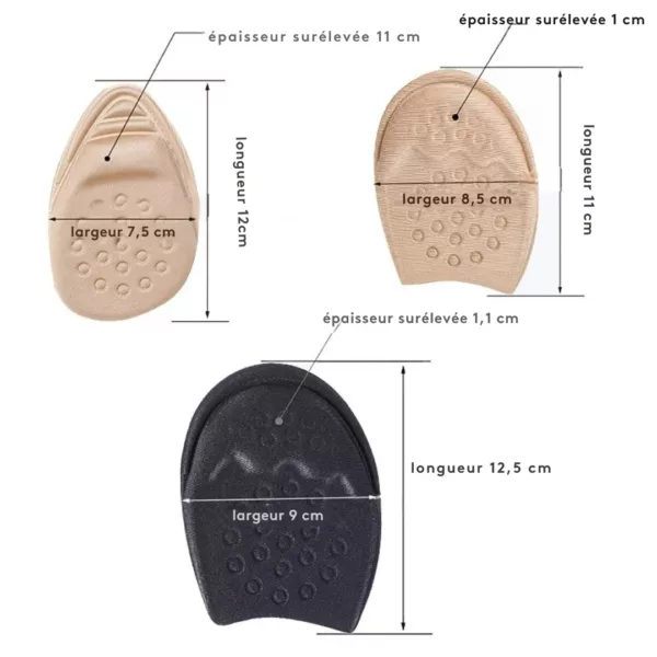 Demi-semelle réglable chaussure grande – Image 3