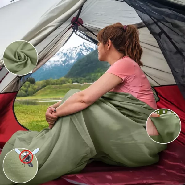 Drap de sac couchage avec emplacement oreiller – Image 6