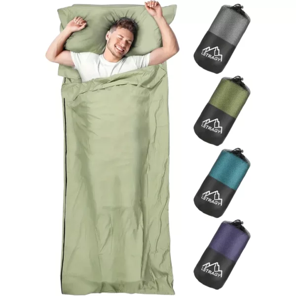 Drap de sac couchage avec emplacement oreiller