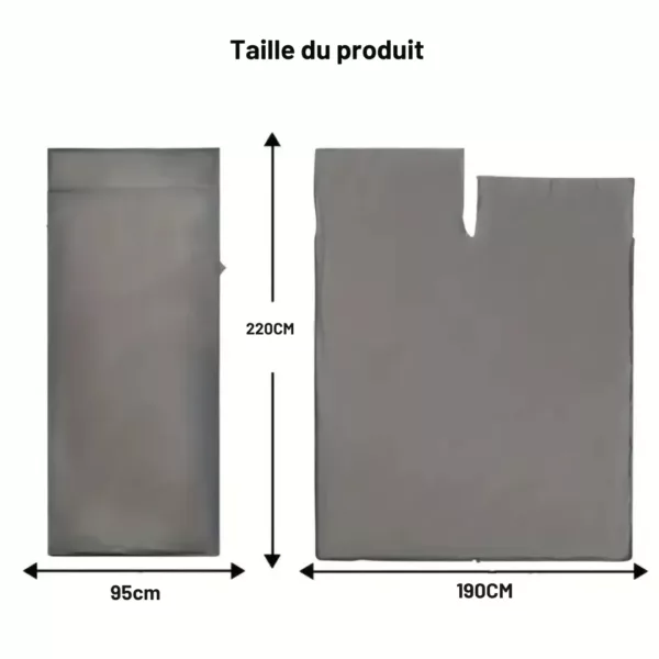Drap de sac couchage détachable – Image 3