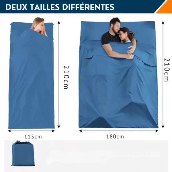 Drap de sac couchage léger portable – Image 3