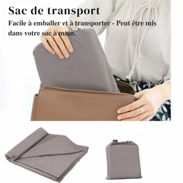 Drap de sac couchage sans fermeture – Léger, respirant et compact pour nuits confortables en voyage ou randonnée – Image 2