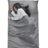 Drap de sac couchage sans fermeture – Léger, respirant et compact pour nuits confortables en voyage ou randonnée