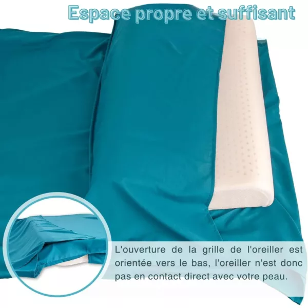 Drap sac de couchage compact zippé – Image 8