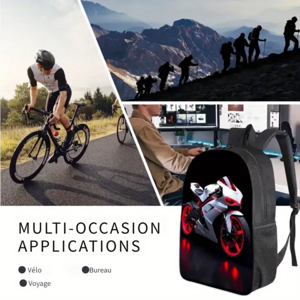 Ensemble sac moto imprimé racing – Image 4