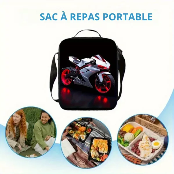 Ensemble sac moto imprimé racing – Image 5
