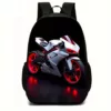 Ensemble sac moto imprimé racing