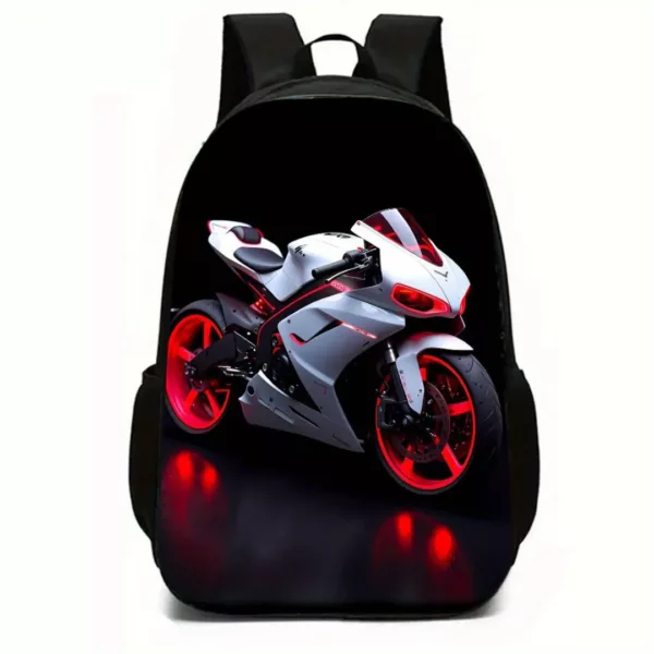 Ensemble sac moto imprimé racing