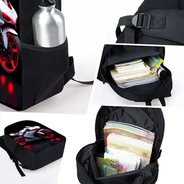Ensemble sac moto imprimé racing – Image 7