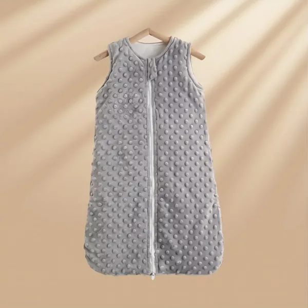 Sac de couchage bébé double zip – Confort maximal et change facile – Idéal pour nuits paisibles – Image 2