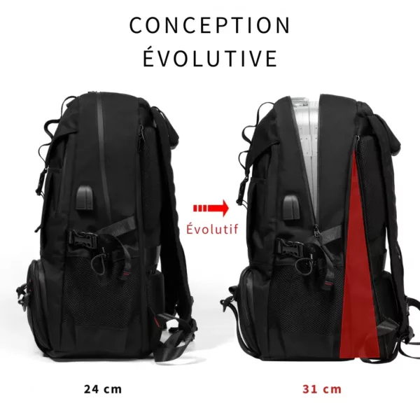 Sac à dos moto filet antivol – Image 3