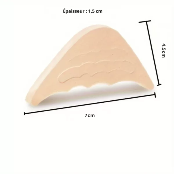 Insert avant-pied ajustable chaussure grande – Confort parfait sans glissement – Idéal pour grandes pointures – Image 3