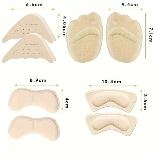Insert rembourré ajustement chaussure grande – Confort immédiat pour chaussures trop larges, maintien optimal du pied – Image 3