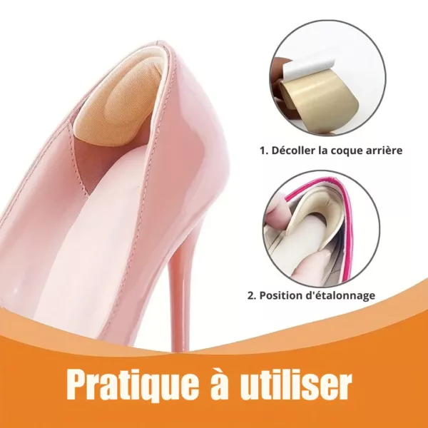 Insert rembourré ajustement chaussure grande – Confort immédiat pour chaussures trop larges, maintien optimal du pied – Image 5