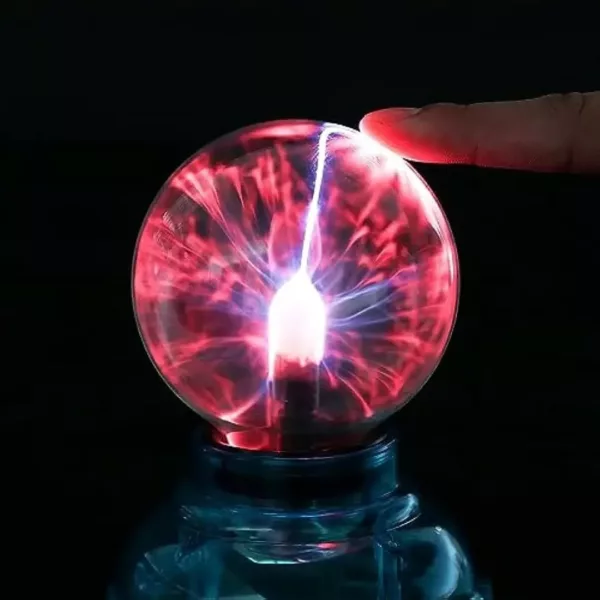 Lampe boule plasma USB décorative – Ambiance futuriste & effet lumineux hypnotique pour bureau ou salon – Image 2