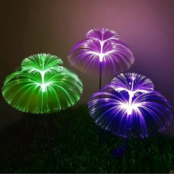 Lampe solaire fibre optique champignon – Image 4