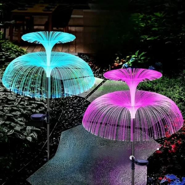 Lampe solaire fibre optique champignon – Image 2