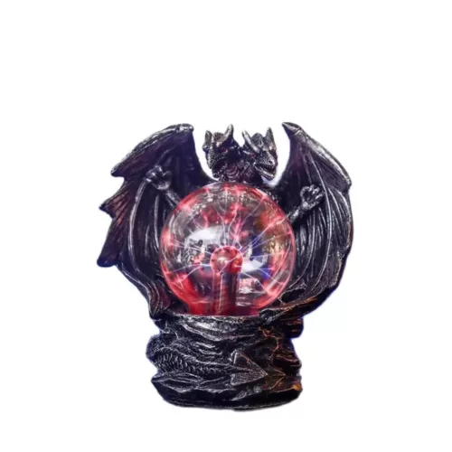 Lampe plasma dragon crâne magique