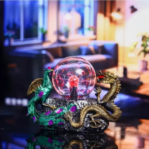 Lampe plasma dragon phénix tactile – Ambiance magique et interactive pour une déco spectaculaire – Image 2