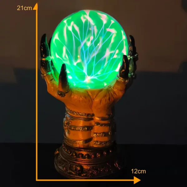 Lampe plasma main magique usb – Effets lumineux fascinants pour déco geek, ambiance relax et cadeau original – Image 3