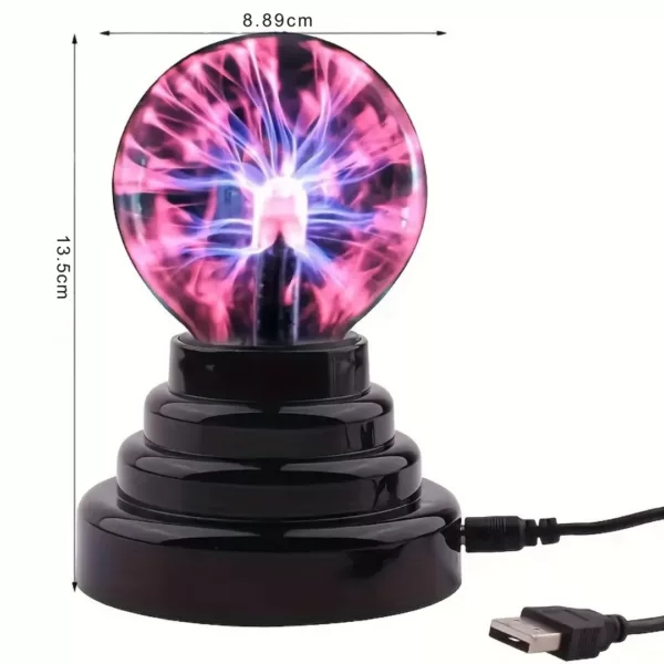 Lampe plasma tactile et sonore – Image 3