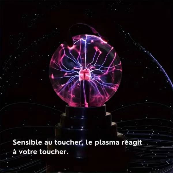 Lampe plasma tactile et sonore – Image 5