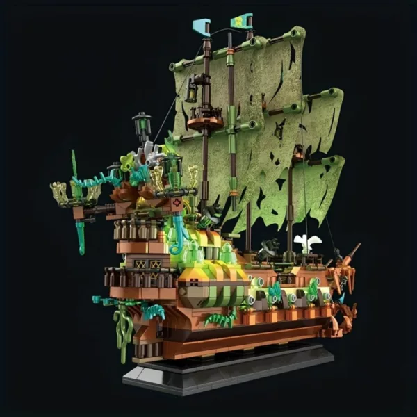 Lego bateau pirate maudit aux voiles vertes – Image 5