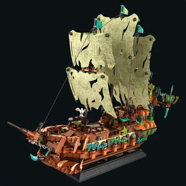 Lego bateau pirate maudit aux voiles vertes – Image 4