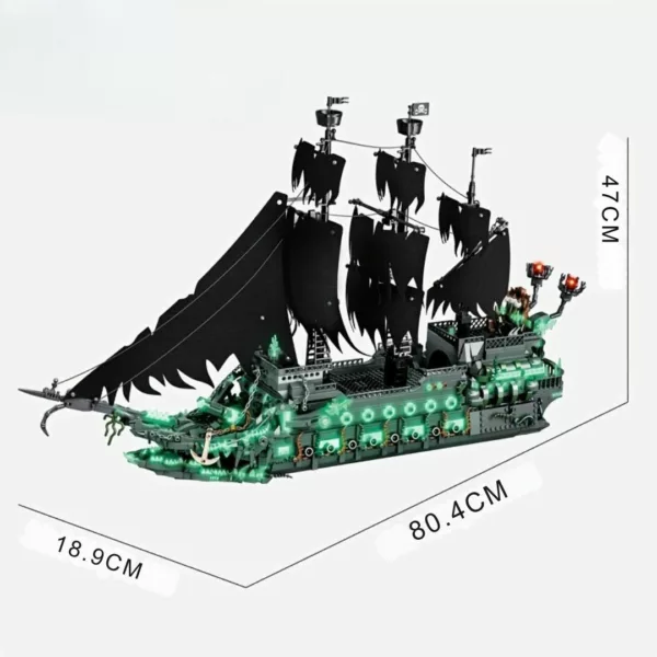 Lego bateau pirate squelette lumineux géant – Image 6