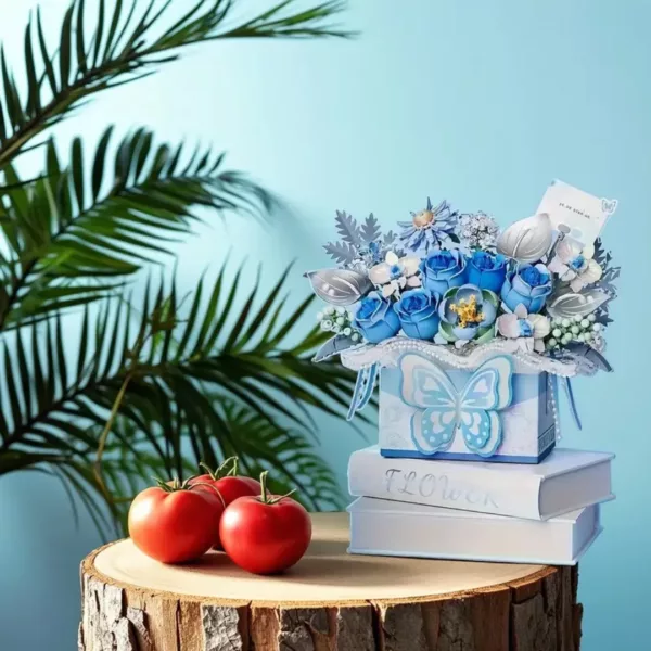Lego bouquet de fleurs en boîte papillon – Image 4