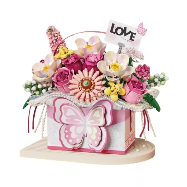 Lego bouquet de fleurs en boîte papillon – Image 8